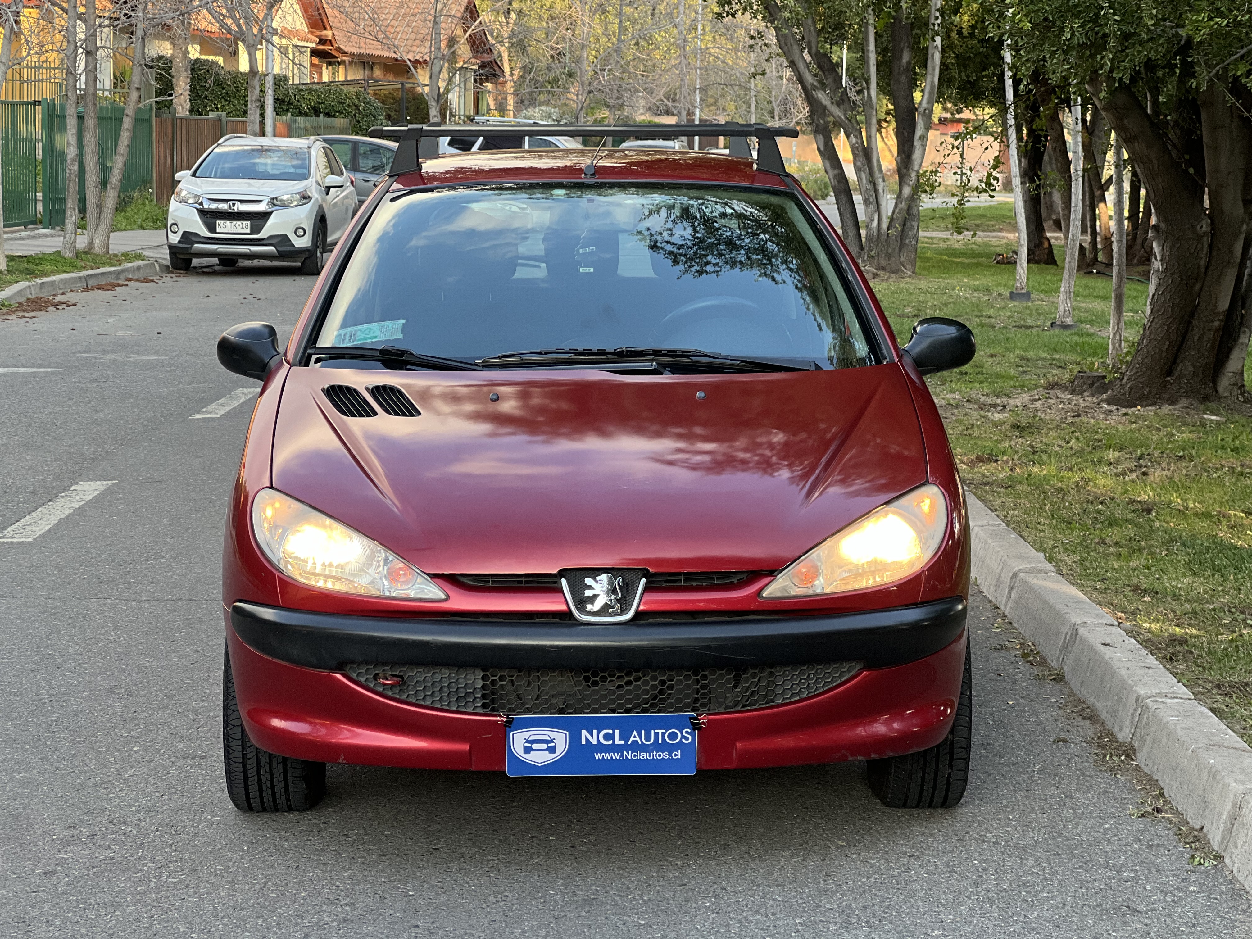 PEUGEOT 206 con aire acondicionado 1.6 2007 Rojo